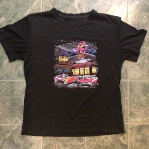 Car diner graphic t-shirt
